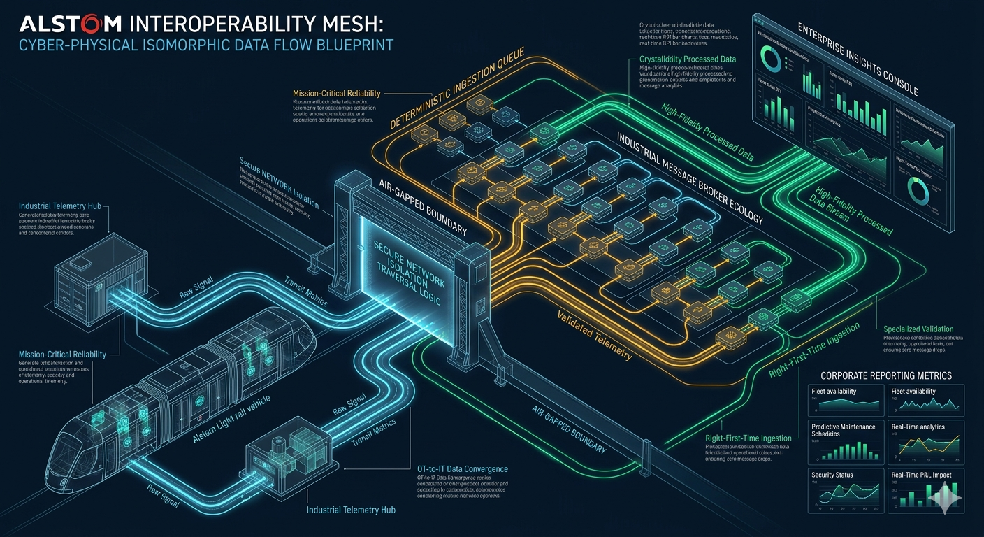 ALSTOM — secure OT/IT integration layer for transit and industrial telemetry